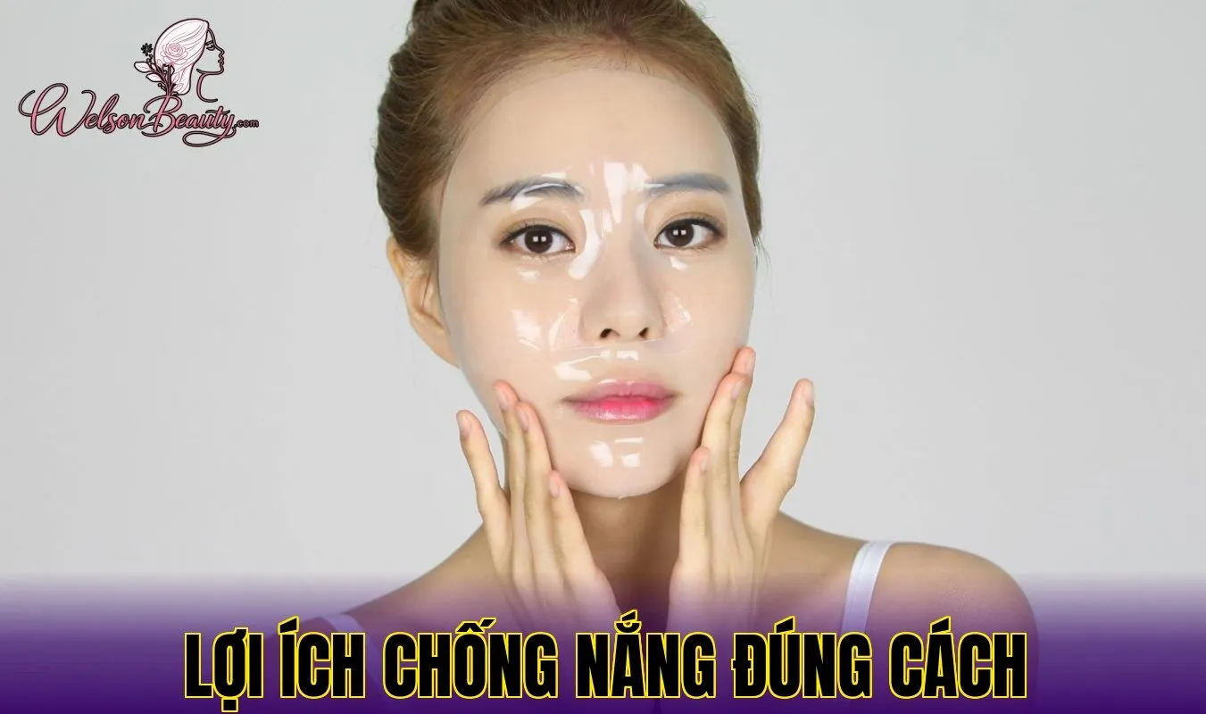 lợi ích chống nắng đúng cách