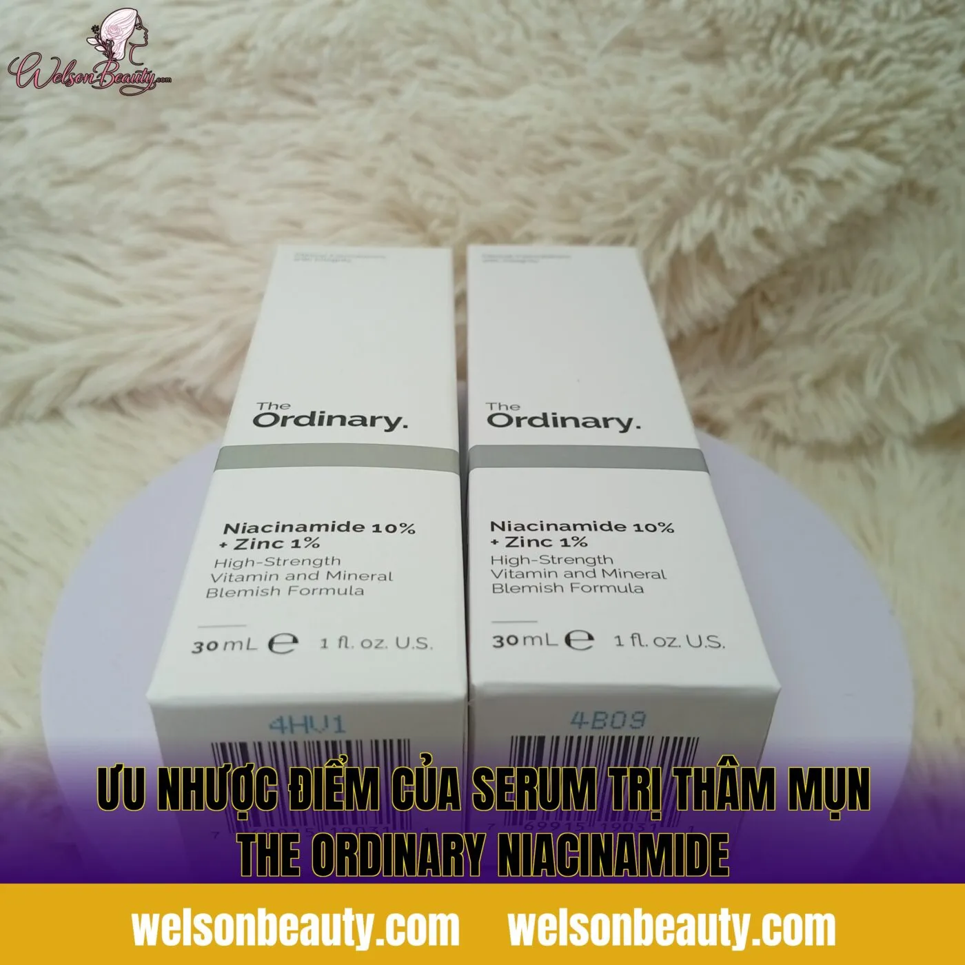 ưu nhược điểm của serum trị thâm mụn the ordinary niacinamide