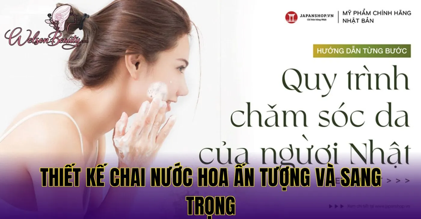 thiết kế chai nước hoa ấn tượng và sang trọng