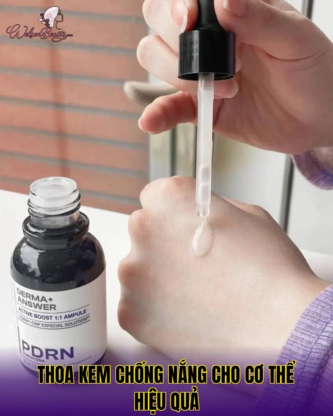 Thoa kem chống nắng cho cơ thể hiệu quả