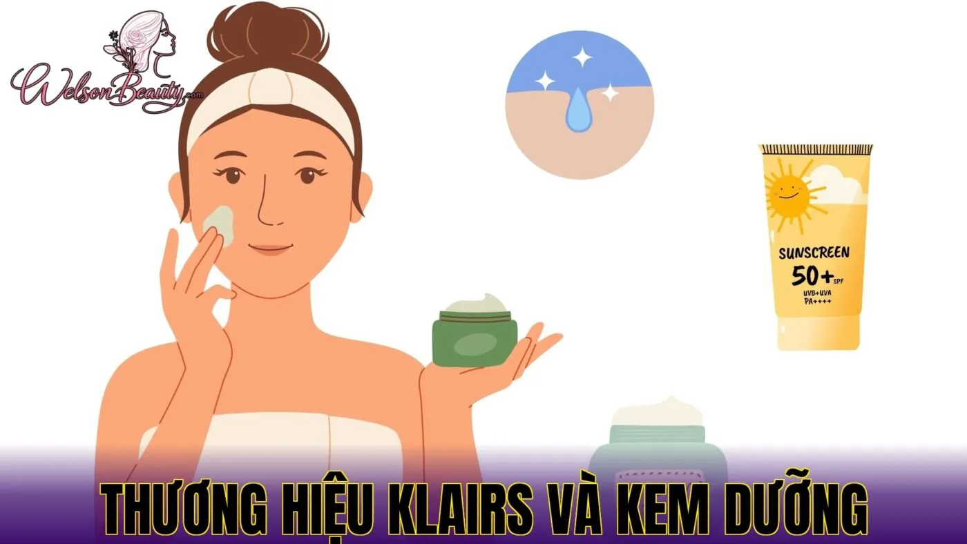 thương hiệu klairs và kem dưỡng