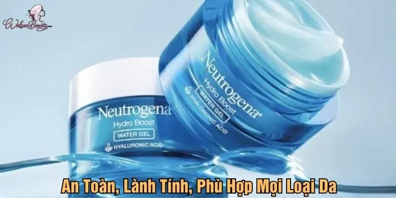 Neutrogena Hydro Boost Water Gel an toàn, lành tính, phù hợp mọi loại da