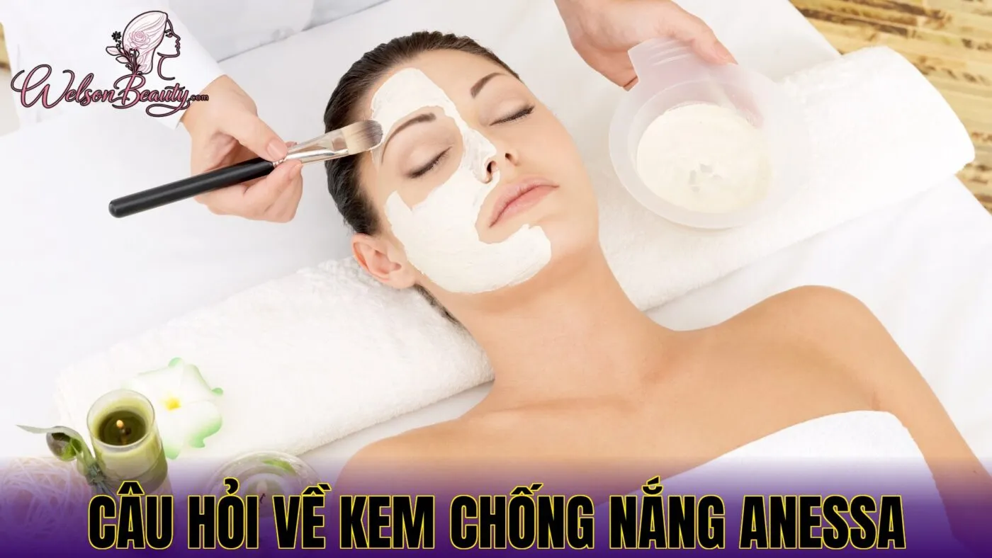 câu hỏi về kem chống nắng anessa