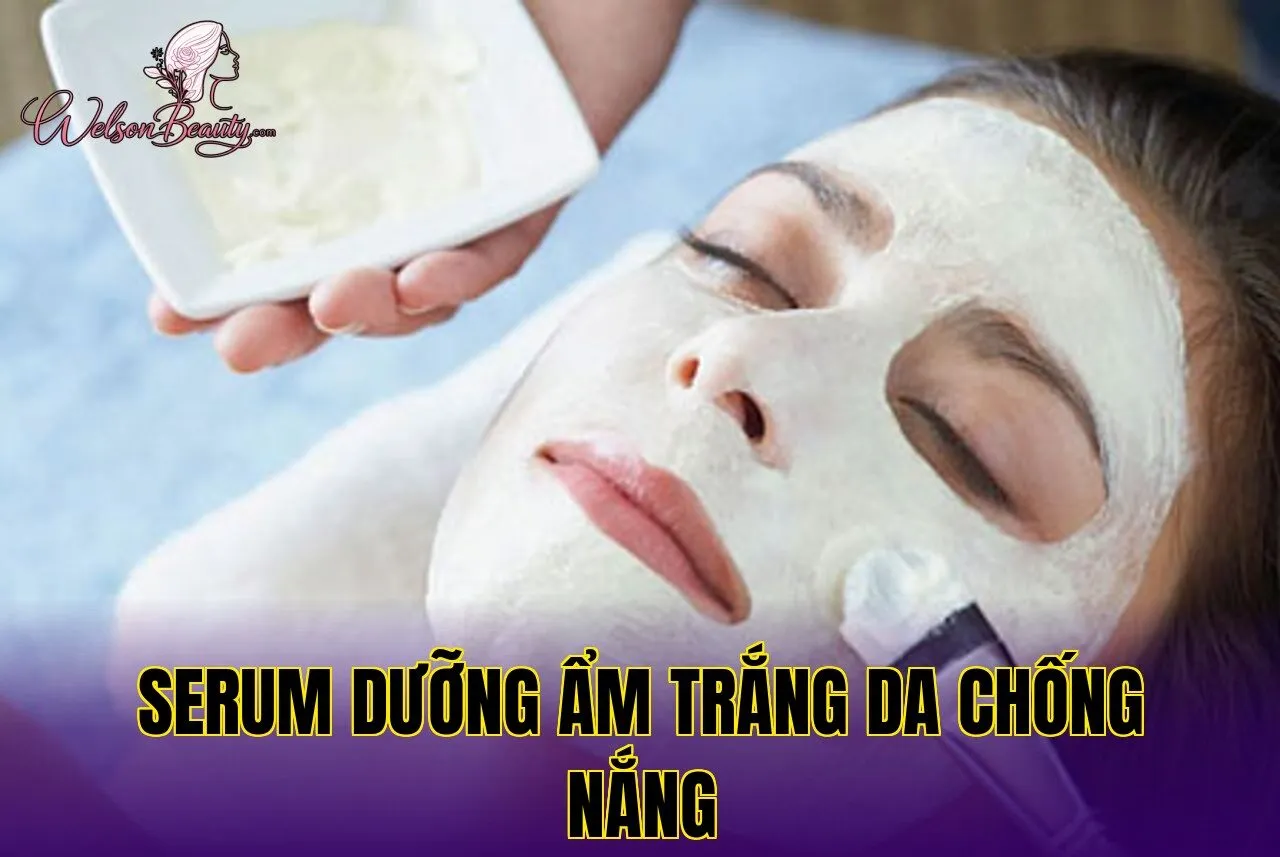 serum dưỡng ẩm trắng da chống nắng