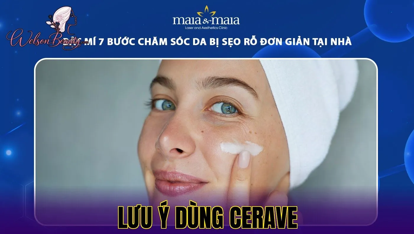 lưu ý dùng cerave