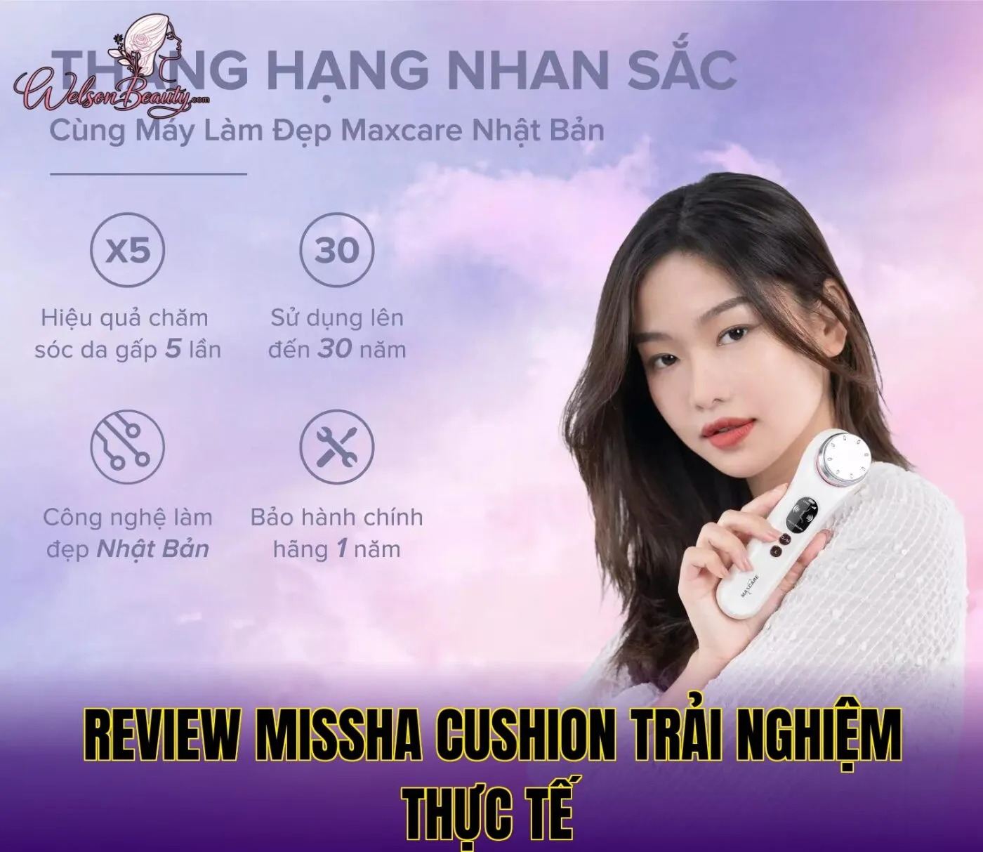review missha cushion trải nghiệm thực tế