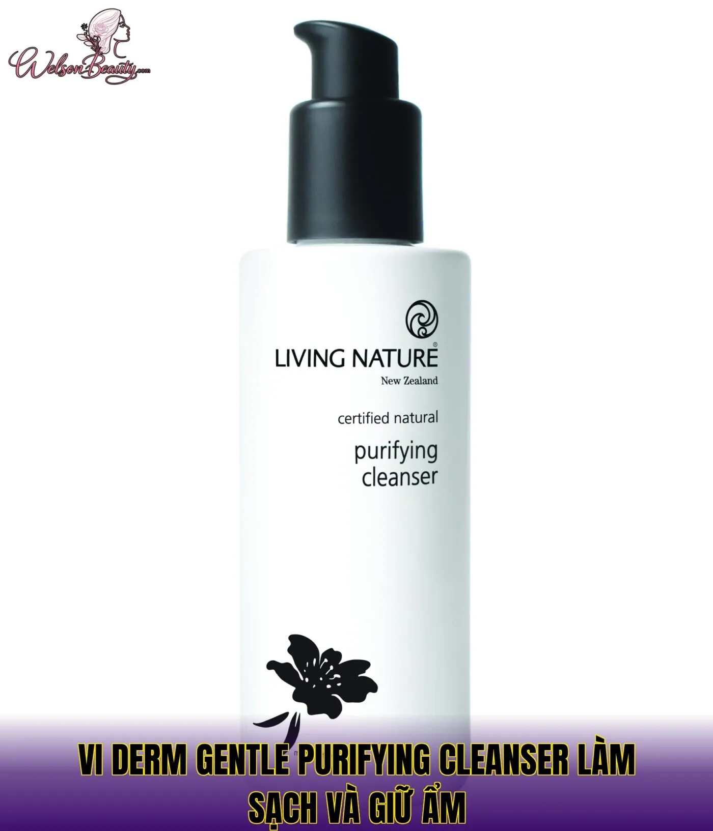 VI Derm Gentle Purifying Cleanser làm sạch và giữ ẩm