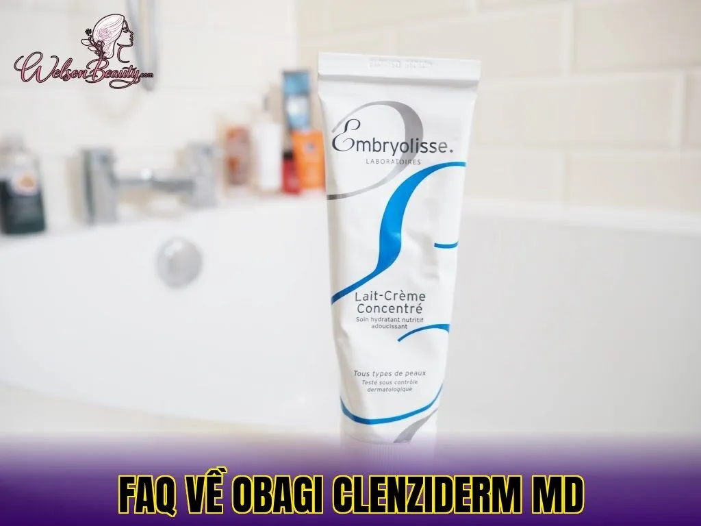 FAQ về Obagi Clenziderm MD