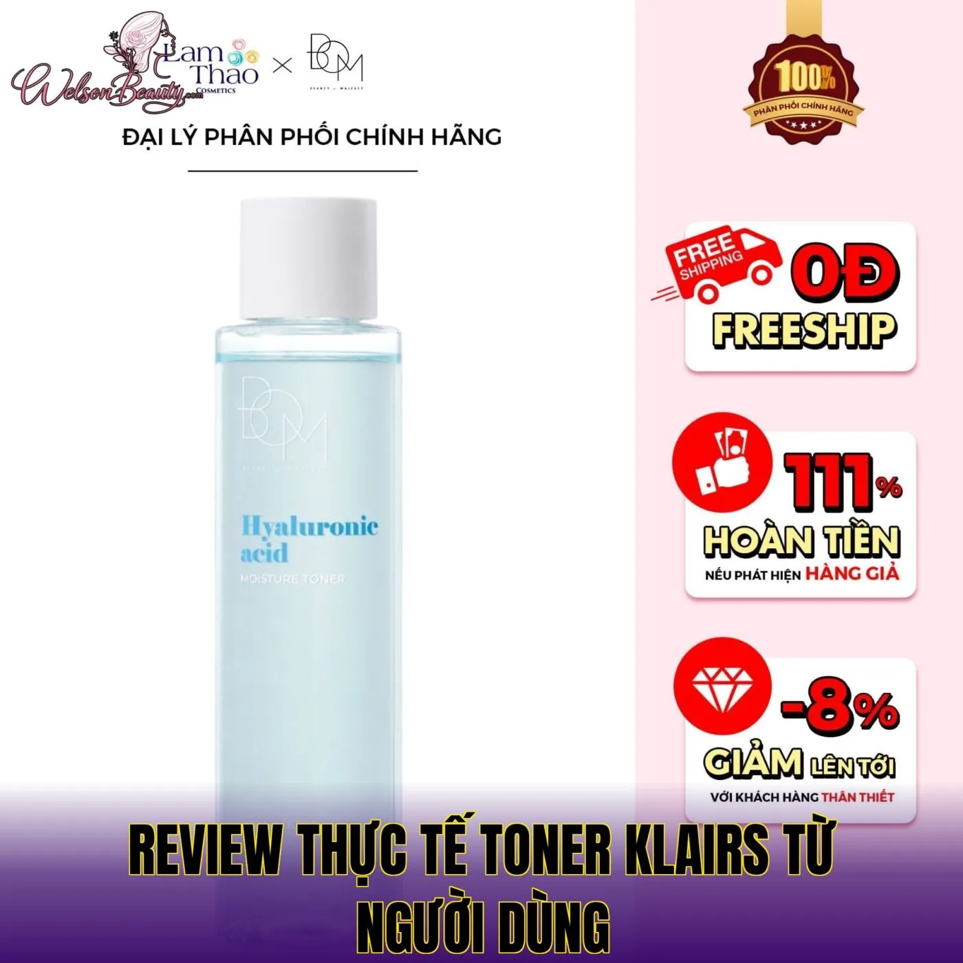 Review thực tế toner Klairs từ người dùng