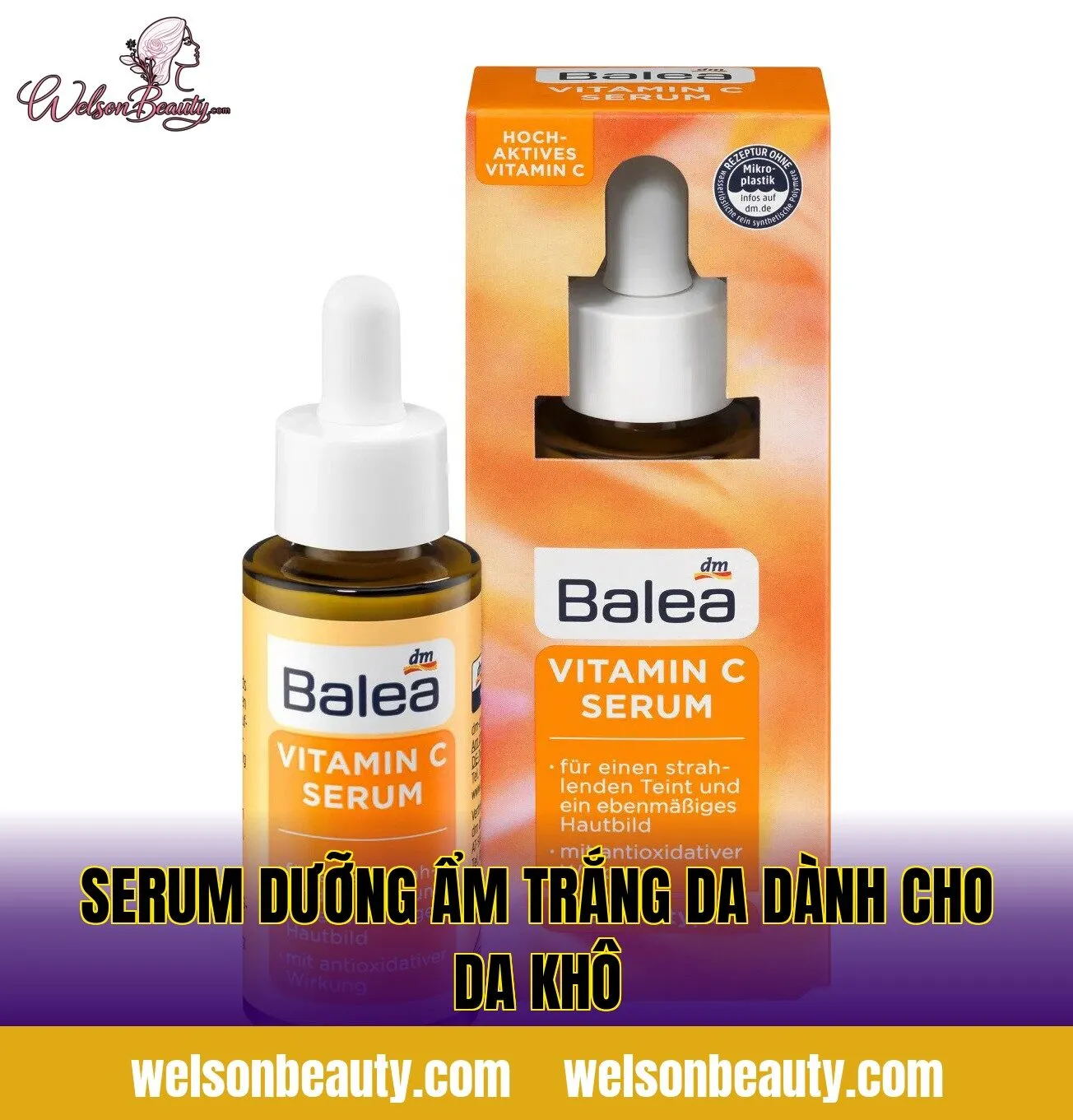 serum dưỡng ẩm trắng da dành cho da khô