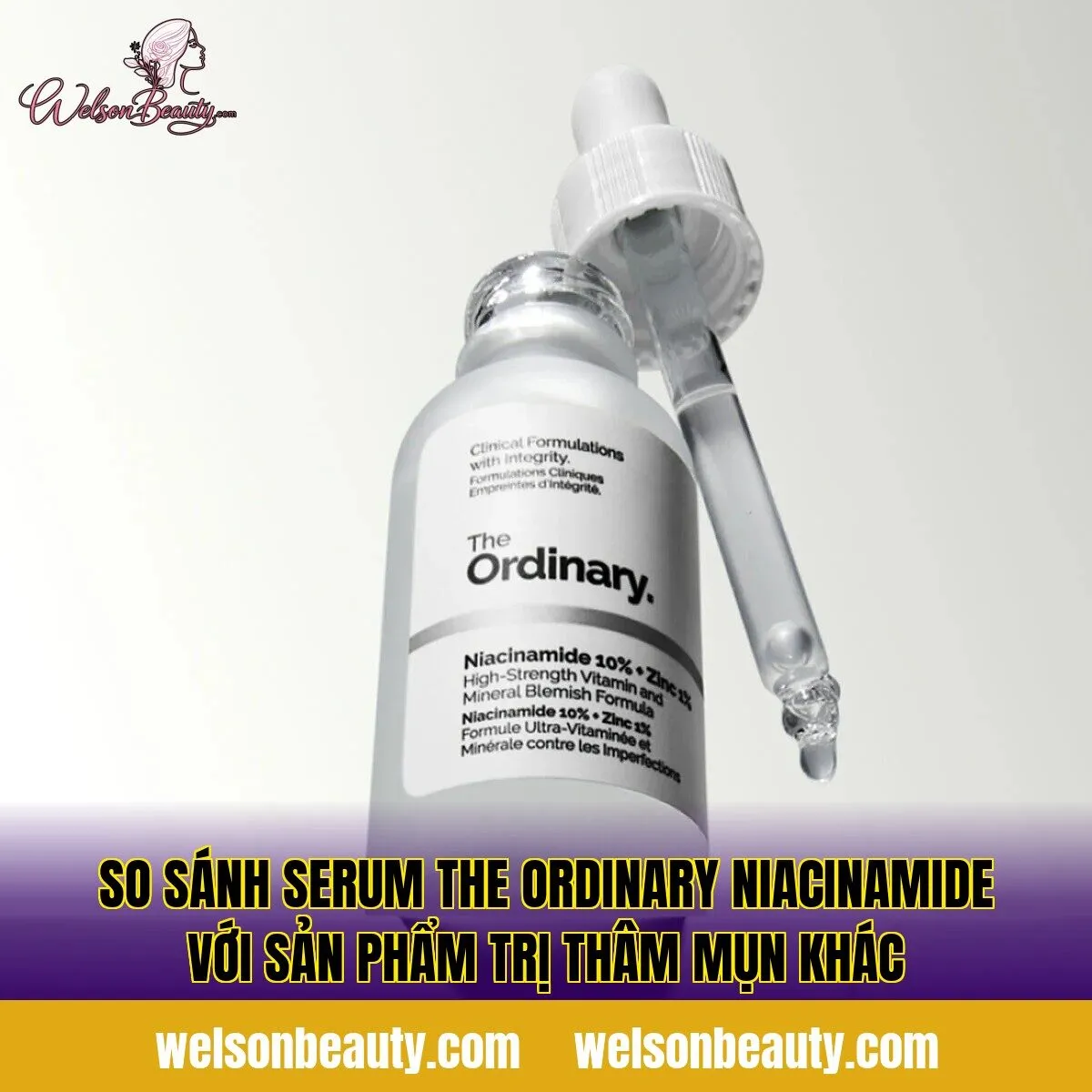 so sánh serum the ordinary niacinamide với sản phẩm trị thâm mụn khác