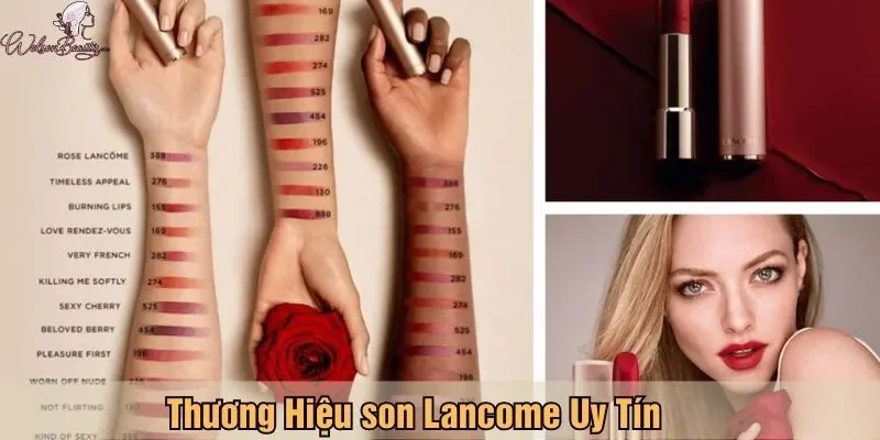 Thương hiệu Son Lancome uy tín
