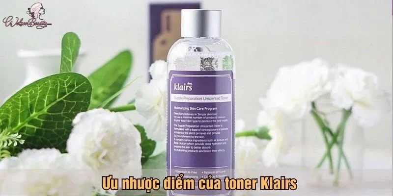 Ưu nhược điểm của toner Klairs