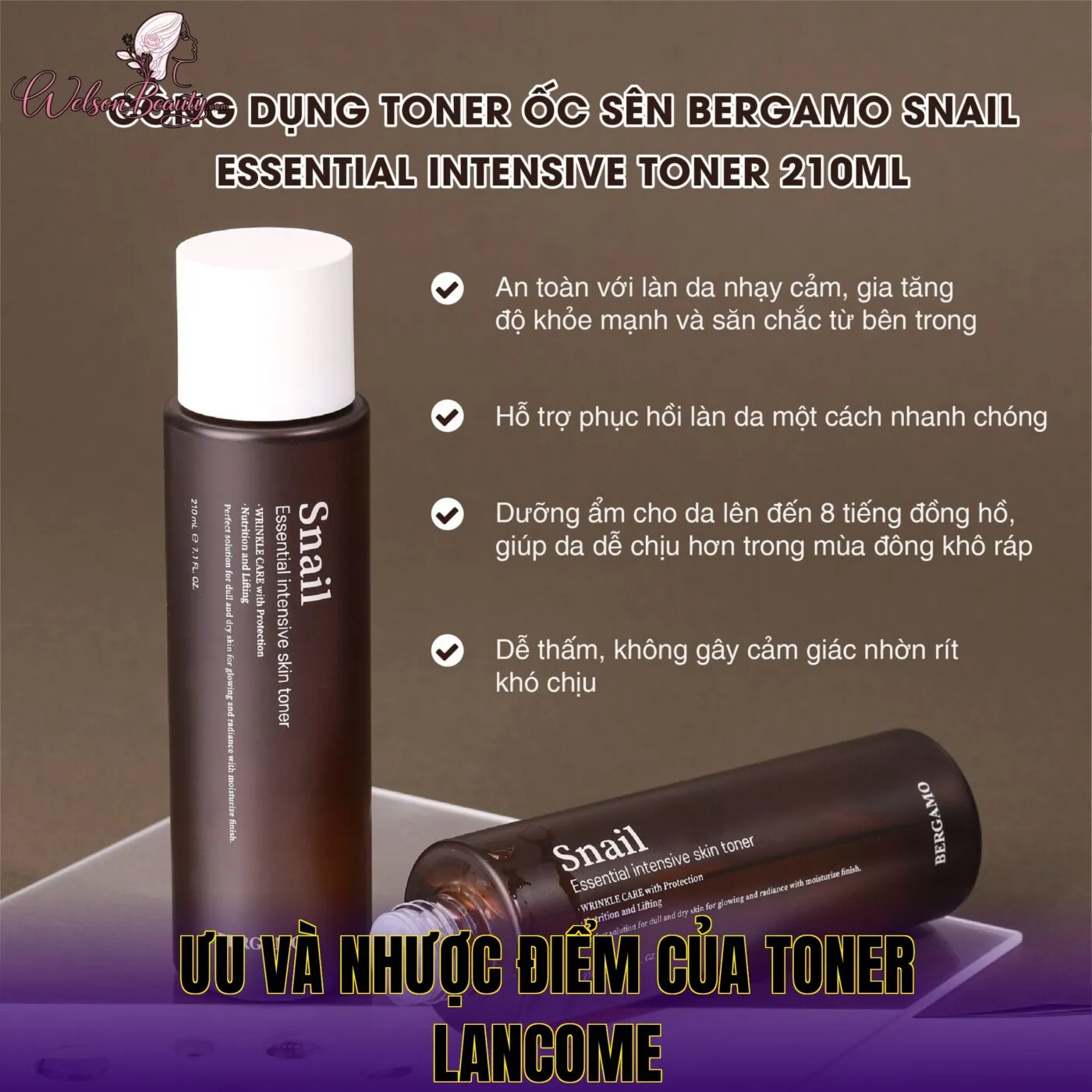 Ưu và nhược điểm của toner Lancome