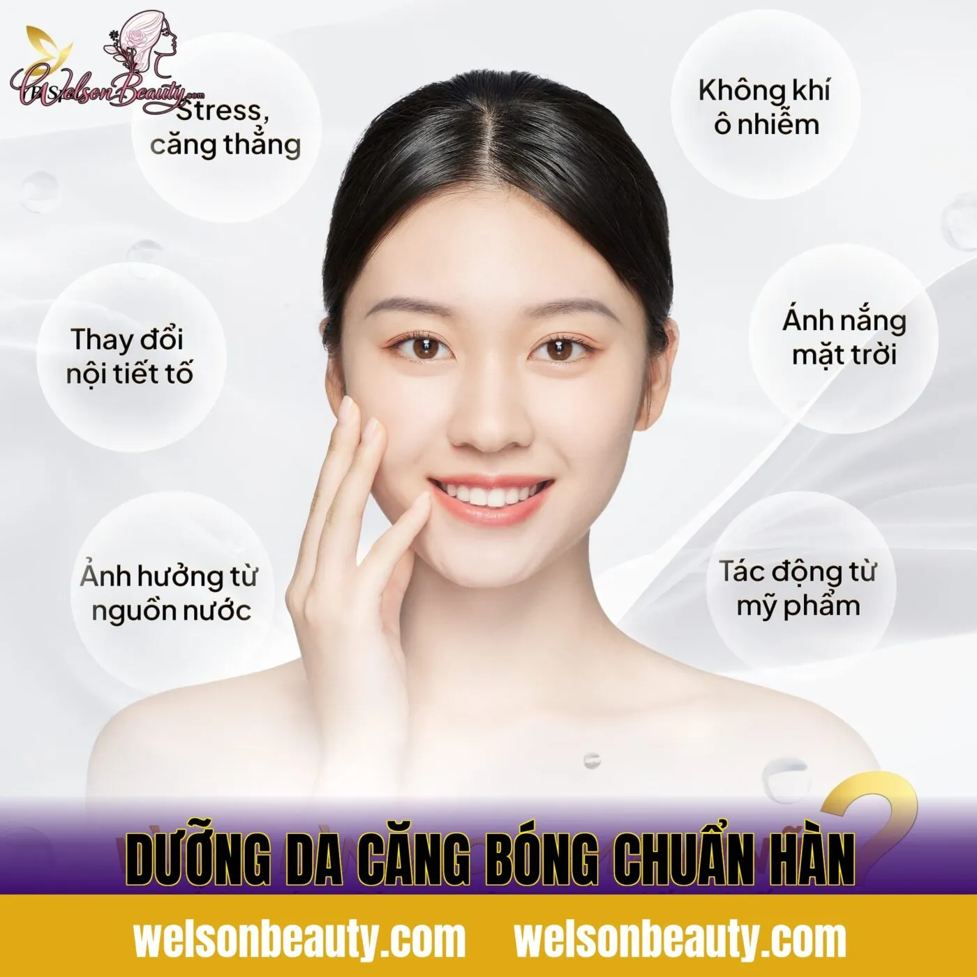 Dưỡng da căng bóng chuẩn Hàn