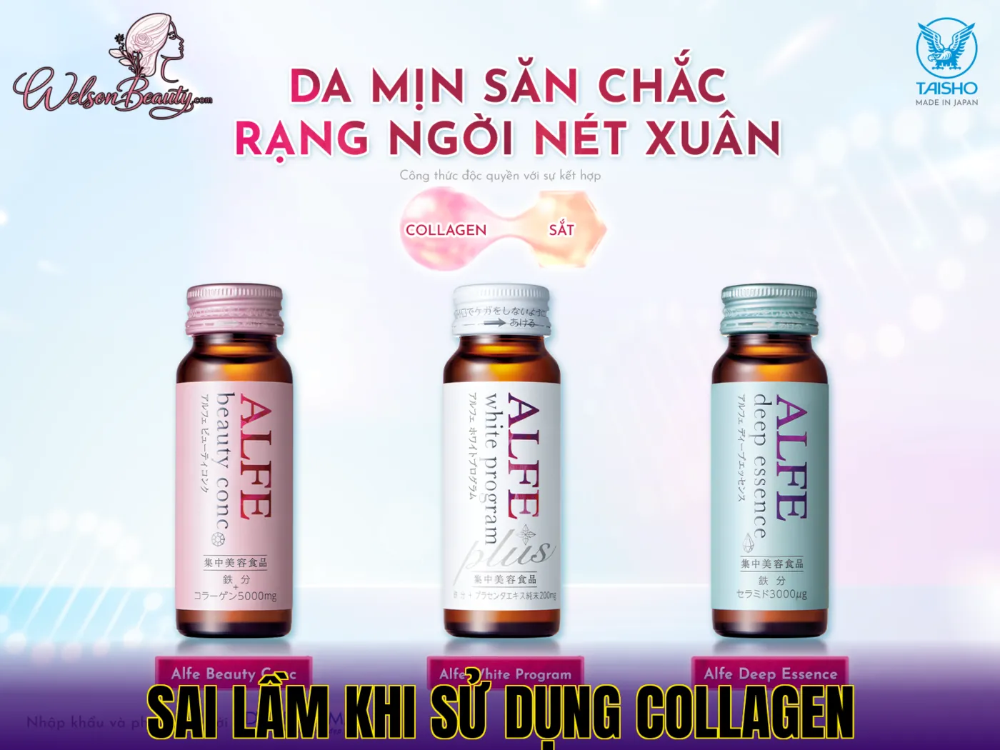 sai lầm khi sử dụng collagen