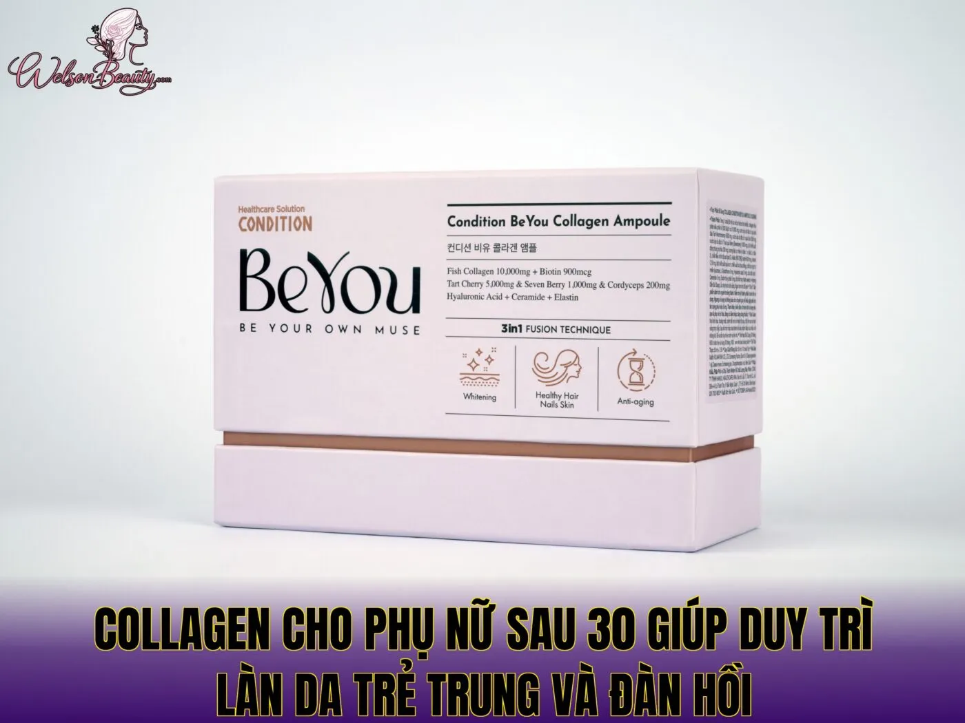 collagen cho phụ nữ sau 30 giúp duy trì làn da trẻ trung và đàn hồi