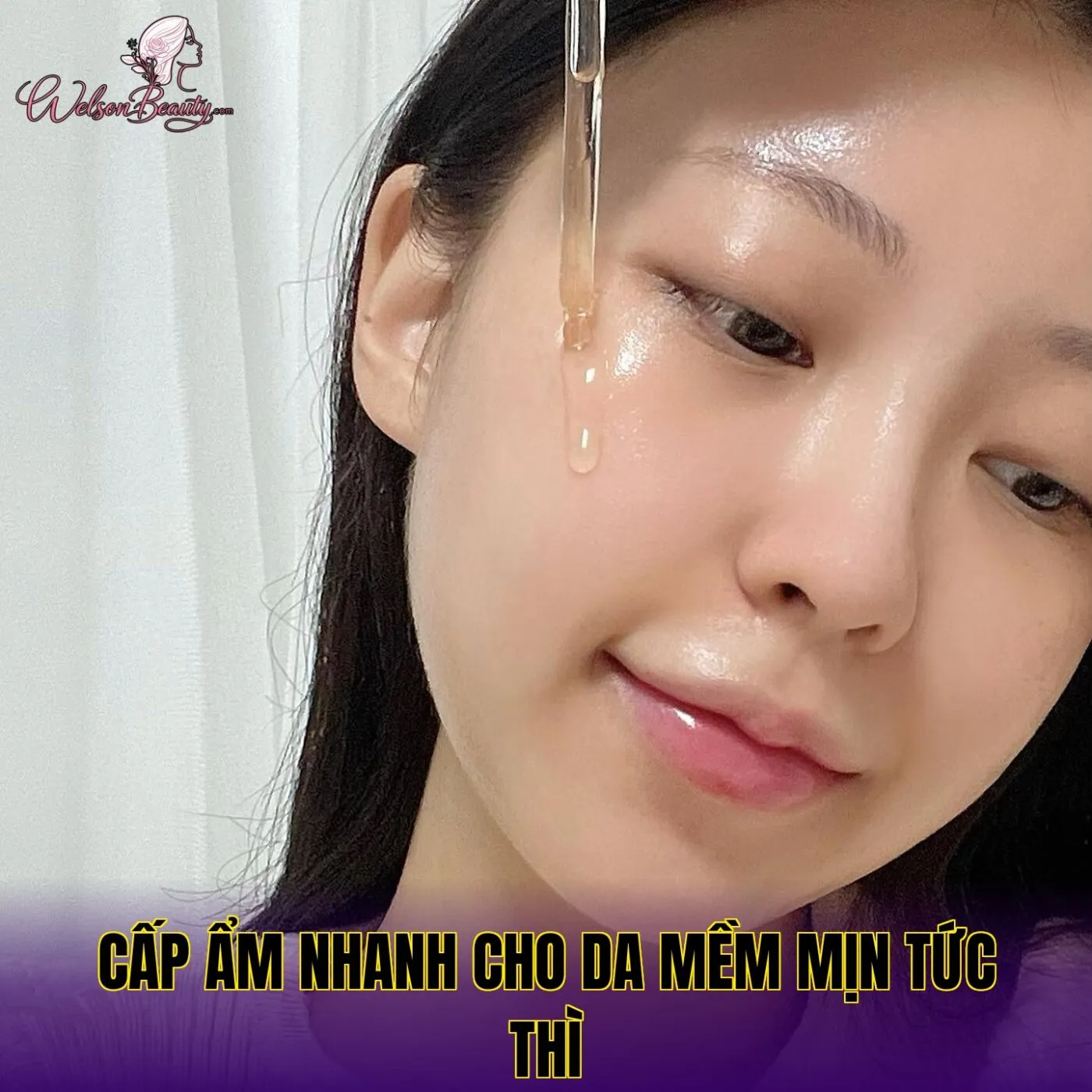 Cấp ẩm nhanh cho da mềm mịn tức thì