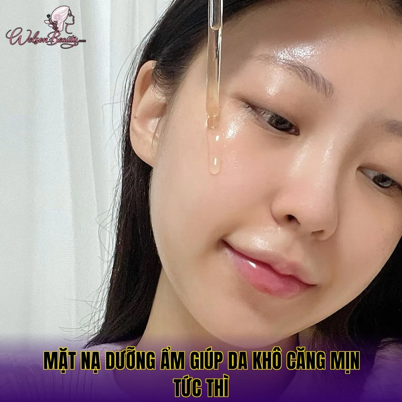 Mặt nạ dưỡng ẩm giúp da khô căng mịn tức thì