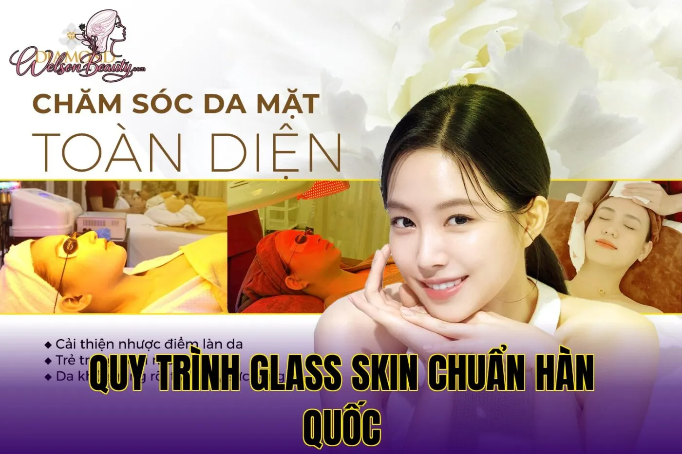 quy trình glass skin chuẩn hàn quốc