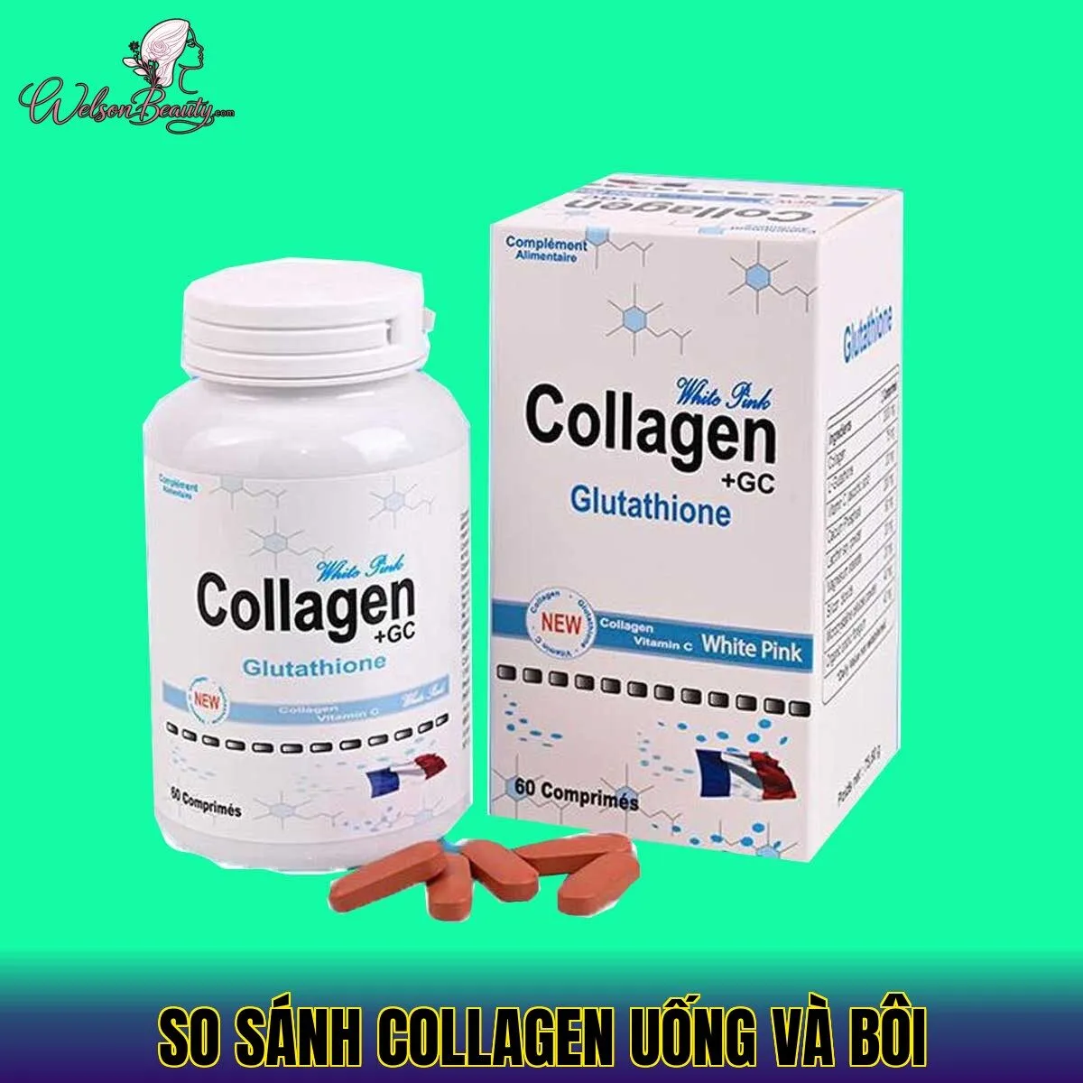 so sánh collagen uống và bôi