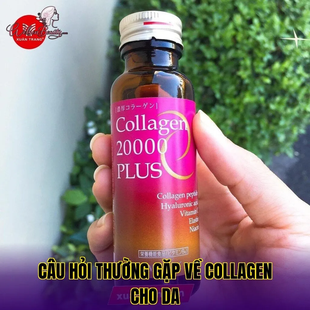 câu hỏi thường gặp về collagen cho da