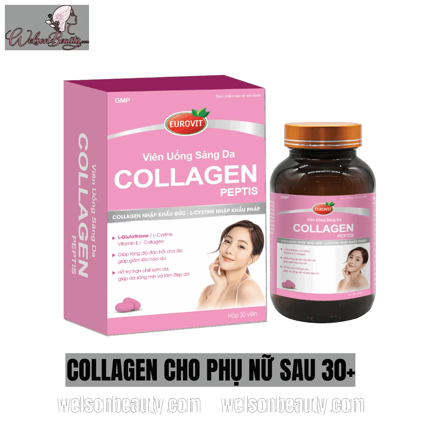 Collagen cho phụ nữ sau 30+