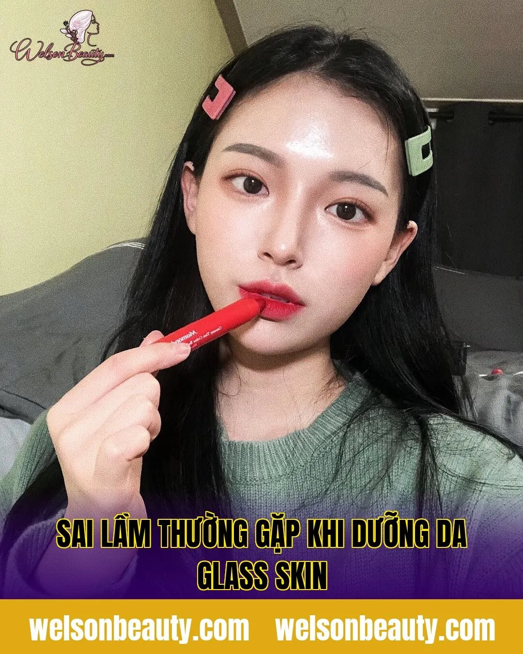 sai lầm thường gặp khi dưỡng da glass skin