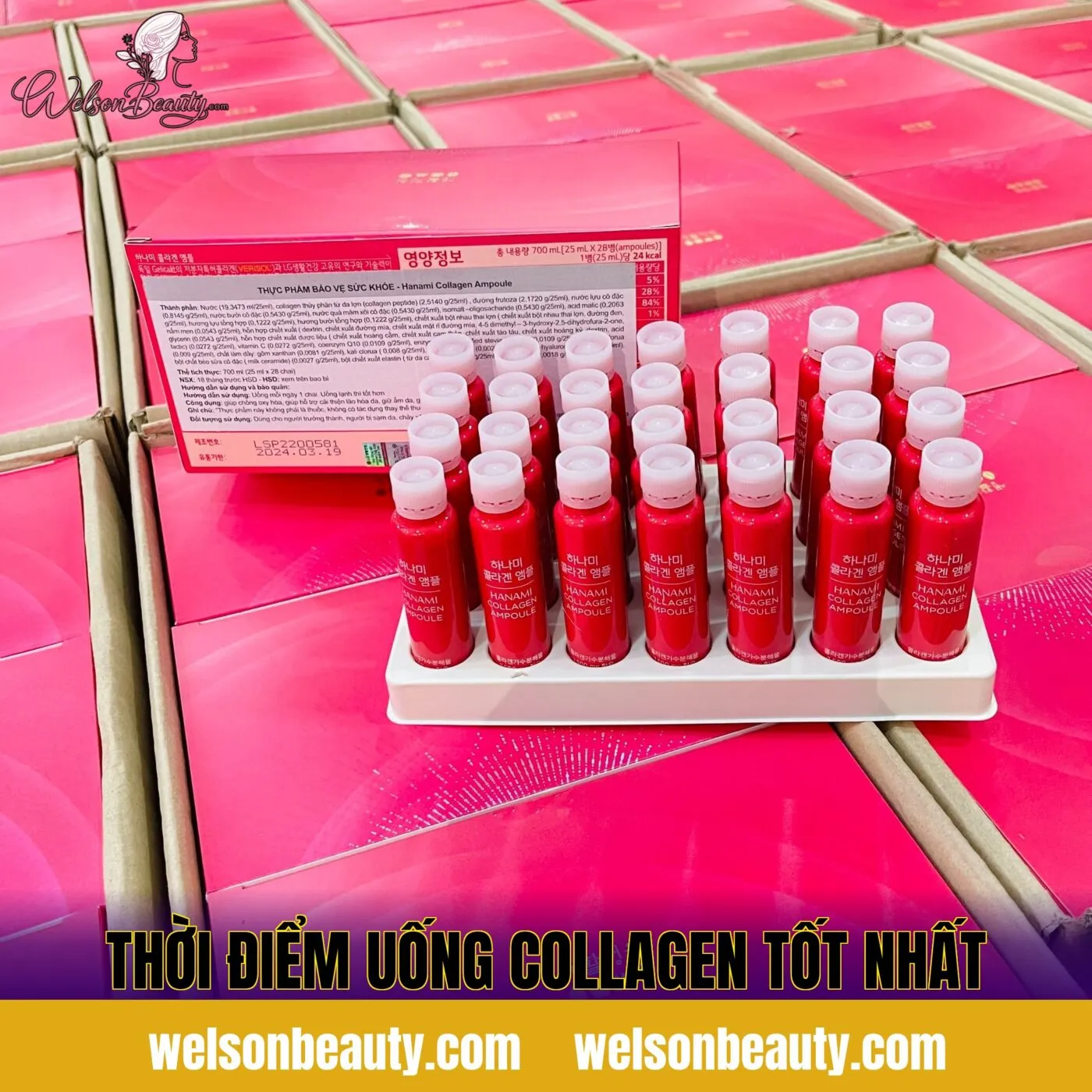 Thời điểm uống collagen tốt nhất