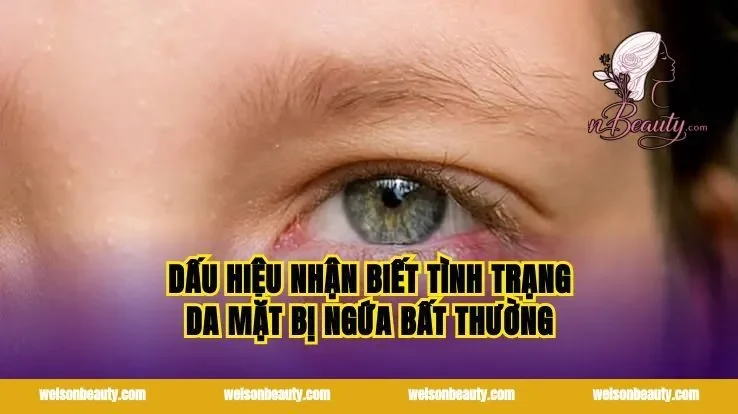 Dấu hiệu nhận biết tình trạng da mặt bị ngứa bất thường